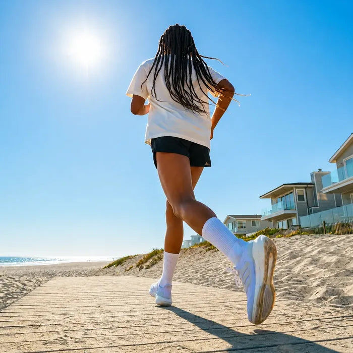 Step 3 — heading outdoors in sunlight